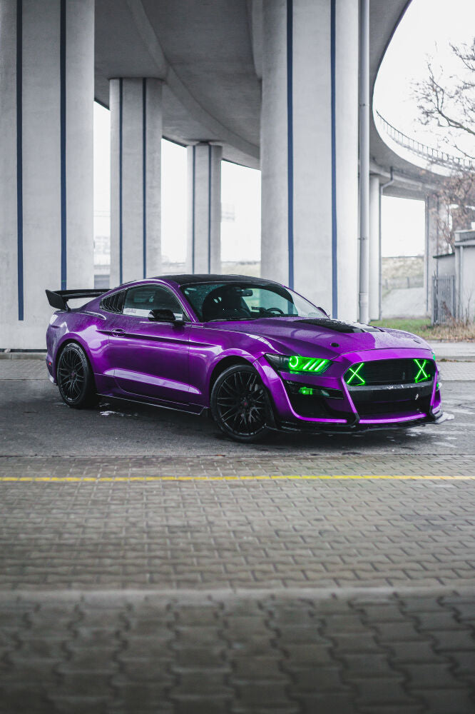 ART.3261 Grande Spoiler posteriore GT500  Nero lucido FORD MUSTANG 15-23