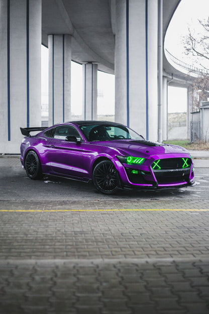 ART.3261 Grande Spoiler posteriore GT500  Nero lucido FORD MUSTANG 15-23