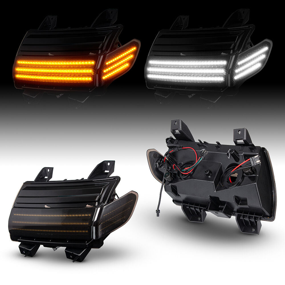 ART.3163  Frecce LED fumé V2+DRL+indicatori laterali JEEP WRANGLER  18-23