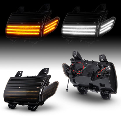 ART.3163  Frecce LED fumé V2+DRL+indicatori laterali JEEP WRANGLER  18-23