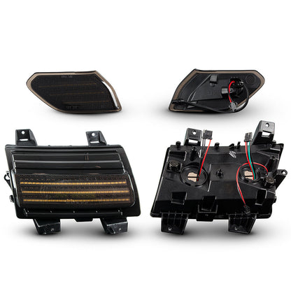 ART.3163  Frecce LED fumé V2+DRL+indicatori laterali JEEP WRANGLER  18-23