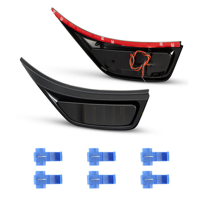 ART.3146  Indicatori laterali dinamici a doppio LED JEEP WRANGLER 18-23