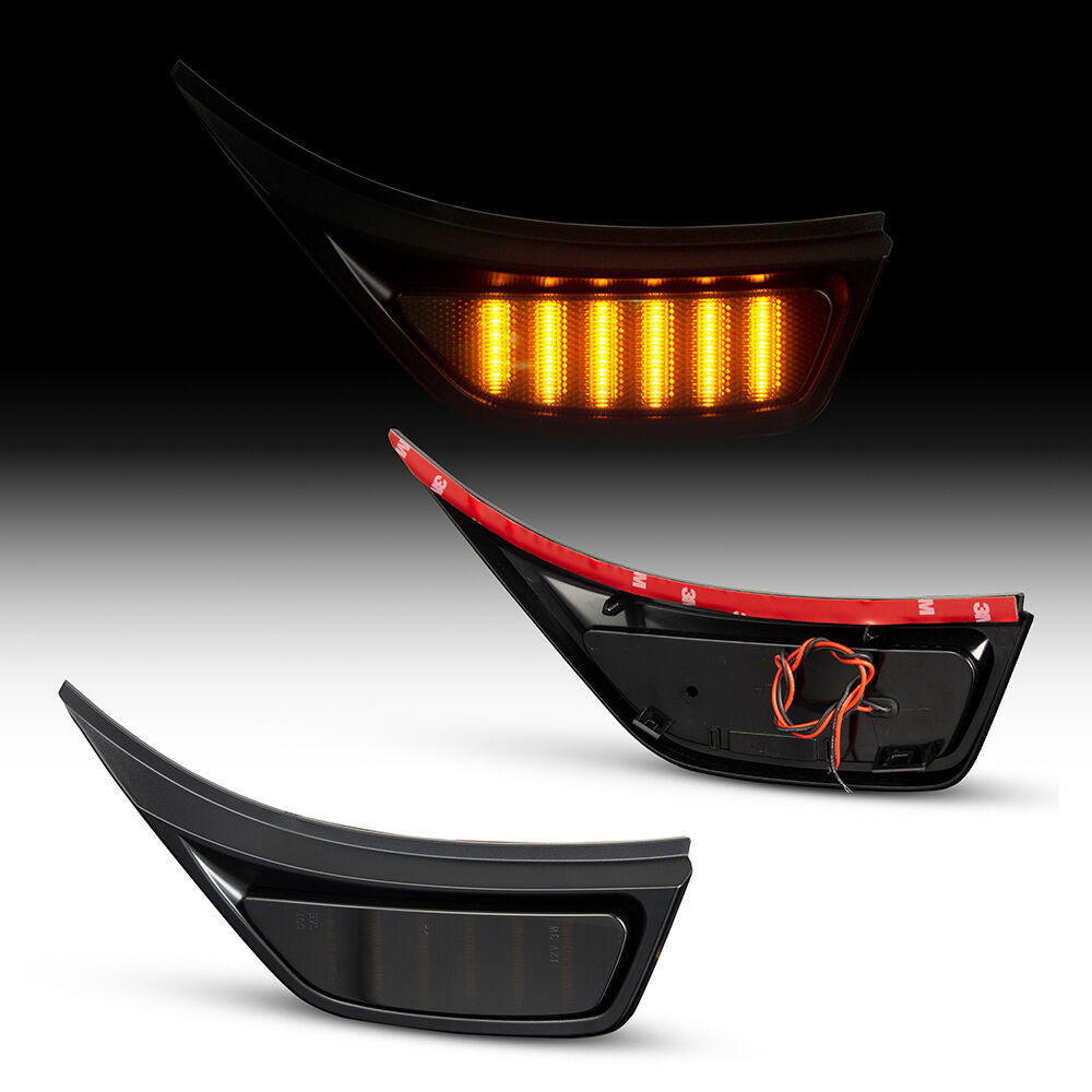 ART.3146  Indicatori laterali dinamici a doppio LED JEEP WRANGLER 18-23