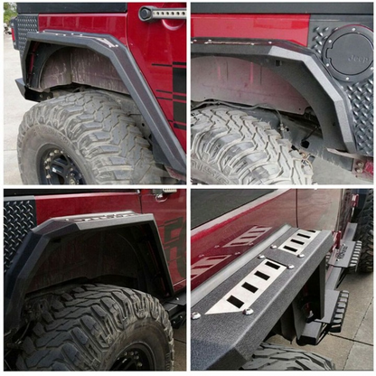 ART.3201 Parafanghi con illuminazione a LED V2 JEEP WRANGLER 07-17