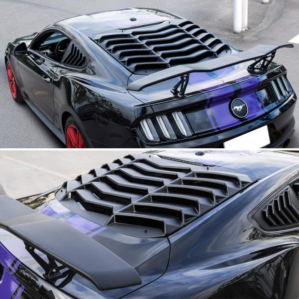 ART.3376 Feritoie Lunotto – Stile LV – Nero opaco FORD MUSTANG 15-23