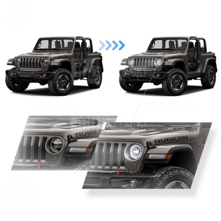 ART.3158 Fari Full LED VLAND V2 – Set JEEP WRANGLER  18-23