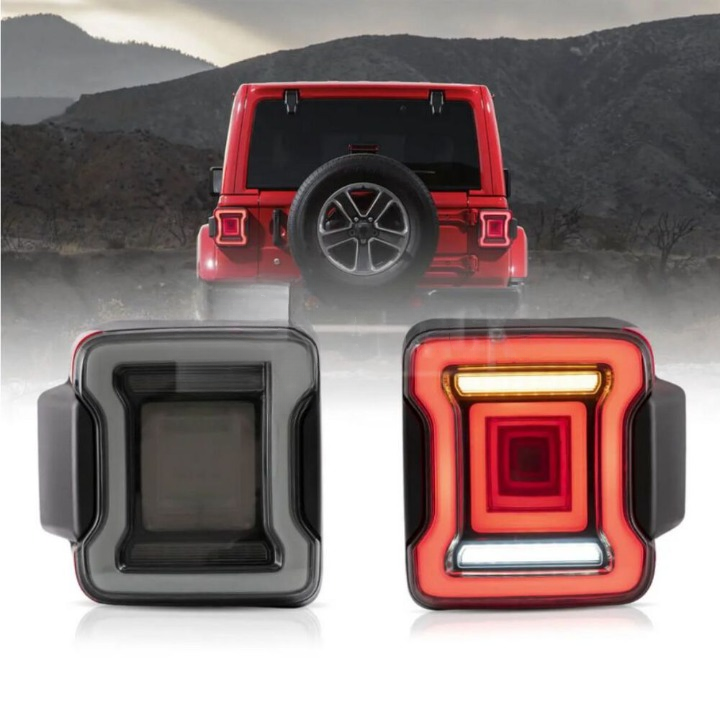 ART.3160  Fanali posteriori VLAND Smoke Black JEEP  WRANGLER 18-23