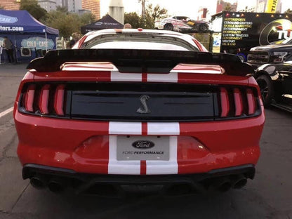 ART.3259 Flap Gurney per spoiler posteriore GT500 Nero lucido FORD MUSTANG