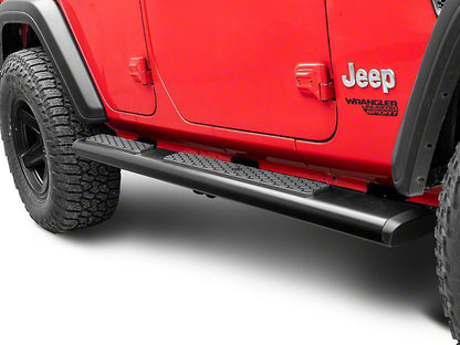 ART.3134  Pedane laterali in alluminio  JEEP  WRANGLER 18-23 JL 4 porte