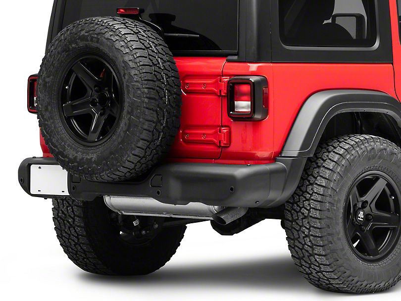 ART.3137 Paraurti posteriore in alluminio+LED JEEP WRANGLER18-23