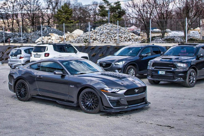 ART.3284 Cofano in alluminio Stile GT500 Scoop nero lucido FORD MUSTANG 18+