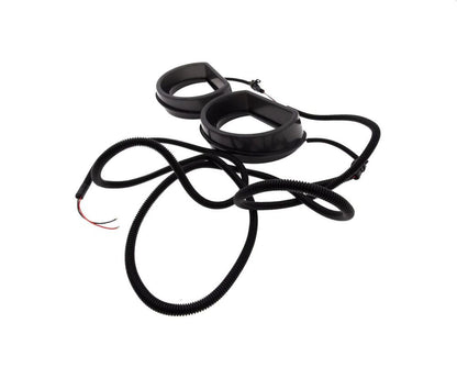 💕ART.3377 Luci HALO a LED per il paraurti anteriore in FORD MUSTANG 15-23