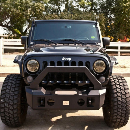 ART.3184 Paraurti anteriore Ring,Bull Bar fendinebbia JEEP WRANGLER  07-17