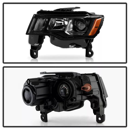 ART.3924 Fari neri di rivestimento alogeni – Set GRAND CHEROKEE 17-21