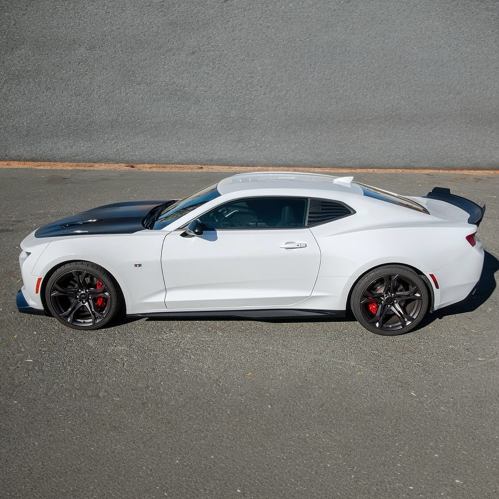 ⭐ART.4304 Minigonne laterali EOS – Stile ZL1 – Nero lucido Adatto Per CAMARO 16⭐