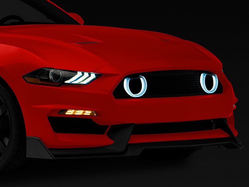 ART.3375 Griglia superiore a LED FORD MUSTANG 15-23 con paraurti GT350