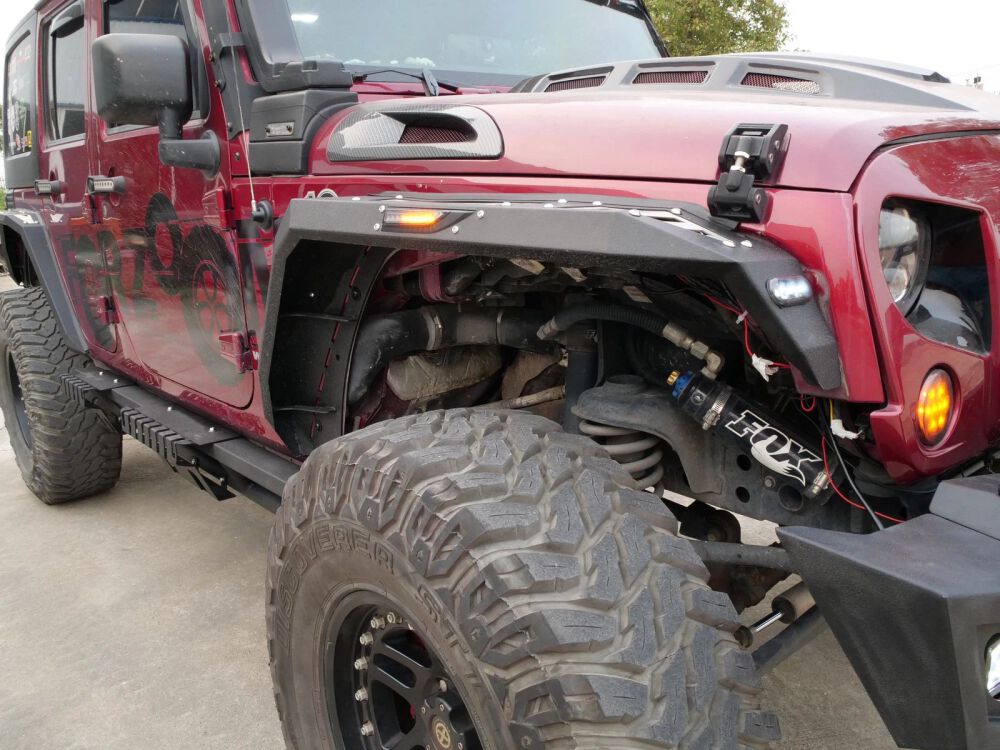 ART.3201 Parafanghi con illuminazione a LED V2 JEEP WRANGLER 07-17