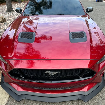 ART.3405 Prese d'aria del cofano – Nero opaco FORD MUSTANG 18-23