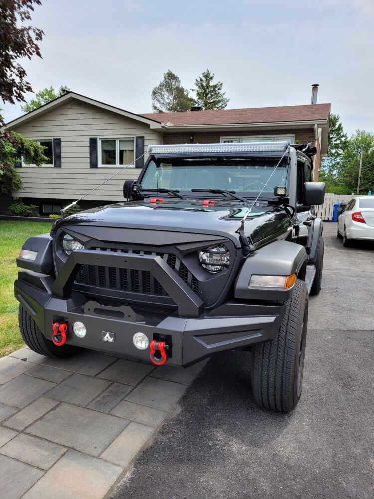 ART.3181 Paraurti anteriore modulare Ring,Bull Bar JEEP WRANGLER