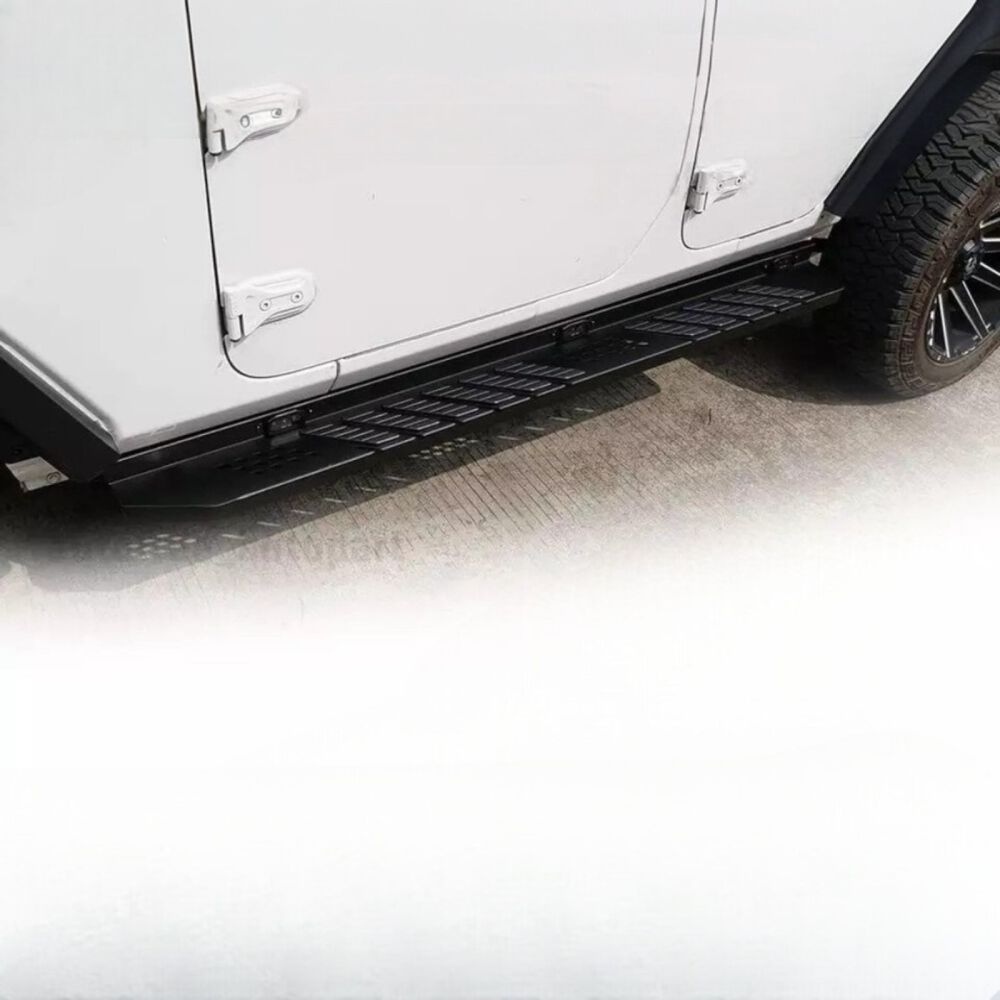 ART.3195 Pedane laterali in acciaio con LED JEEP WRANGLER 07-17