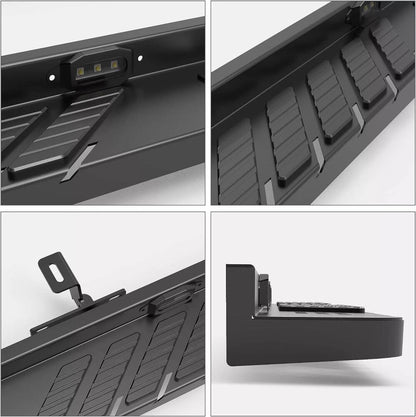 ART.3195 Pedane laterali in acciaio con LED JEEP WRANGLER 07-17