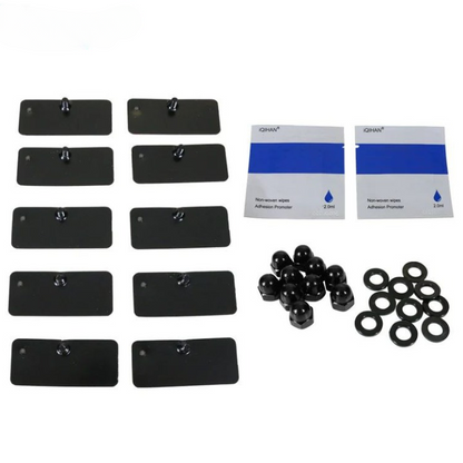 ART.3383 Feritoie Lunotto – LV Style – Nero lucido FORD MUSTANG 15-23