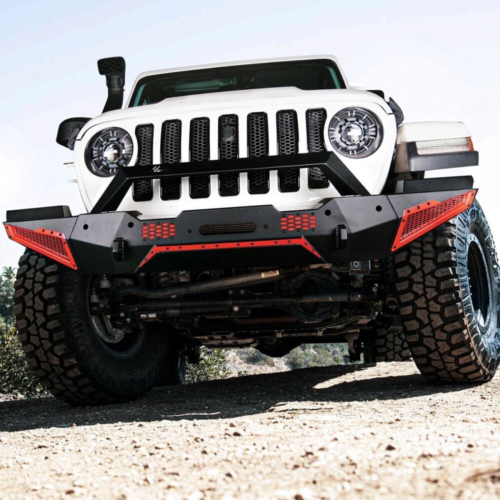 ART.3177 Paraurti anteriore Rings,Bull Bar e piastra verricello JEEP WRANGEL