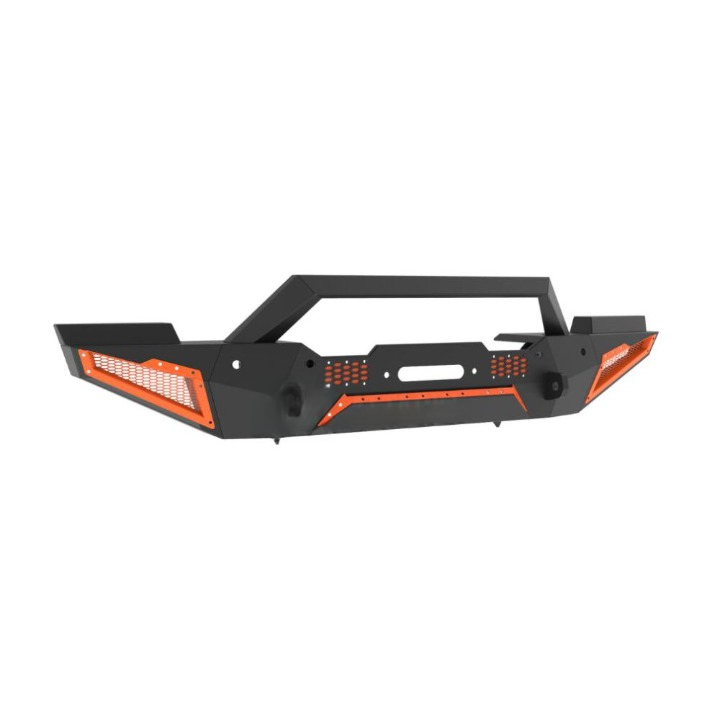 ART.3177 Paraurti anteriore Rings,Bull Bar e piastra verricello JEEP WRANGEL