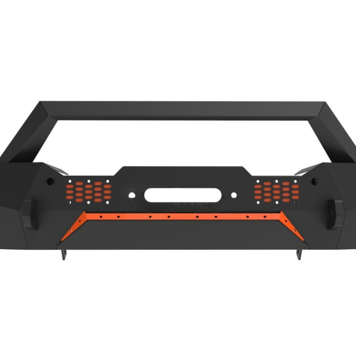 ART.3177 Paraurti anteriore Rings,Bull Bar e piastra verricello JEEP WRANGEL