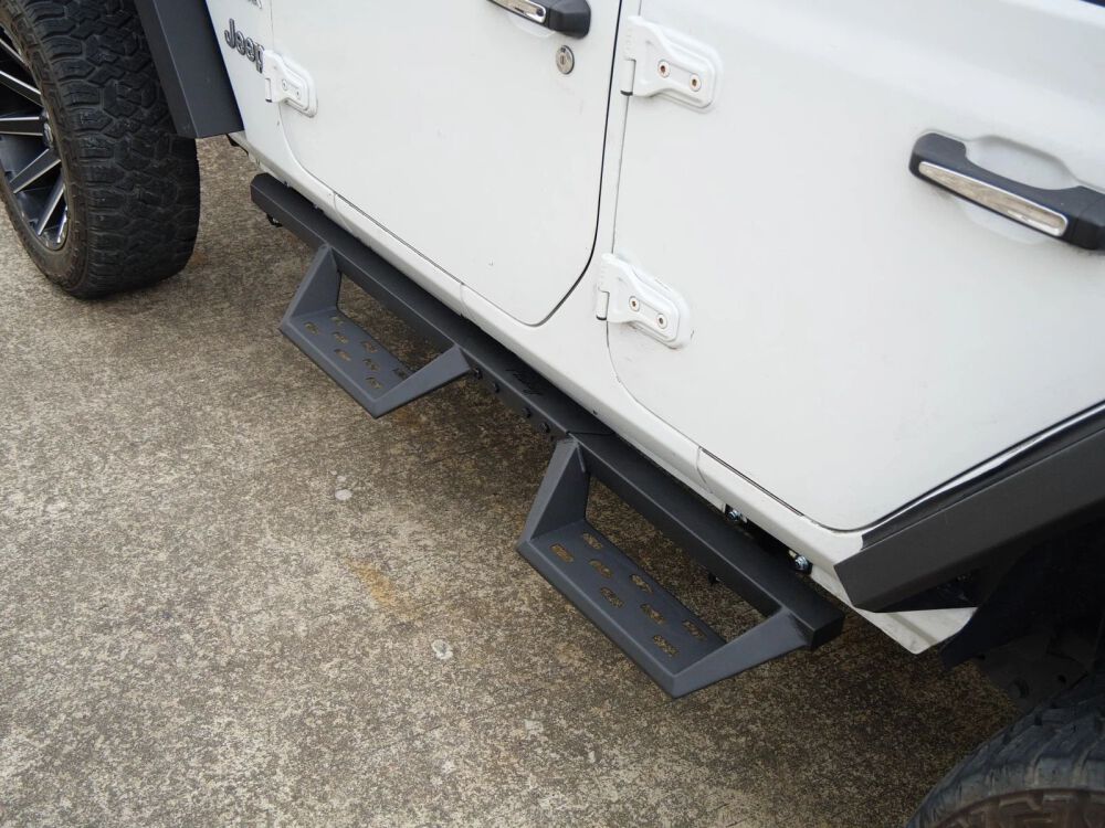 ART.3194   Pedane laterali in acciaio JEEP  WRANGLER 18-24