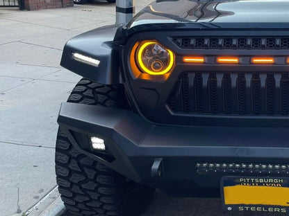 ART.3216  Parafango anteriore Flares con DRL JEEP WRANGLER 18-24