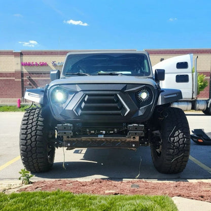 ART.3216  Parafango anteriore Flares con DRL JEEP WRANGLER 18-24