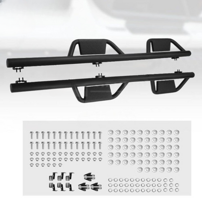 ART.3197 Pedane laterali in acciaio JEEP WRANGLER 07-17