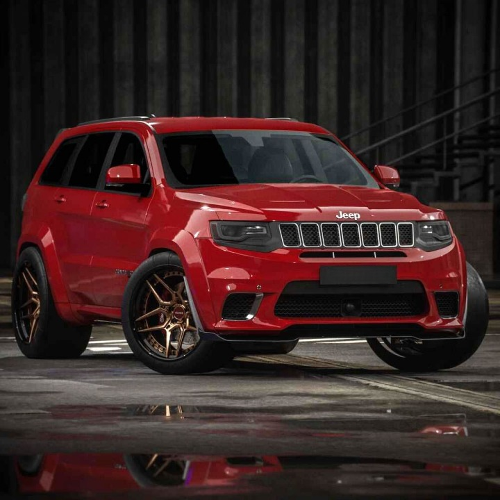 ART.3117  Parafanghi a corpo largo + Splitter GRAND CHEROKEE 2014-2021 TRACK