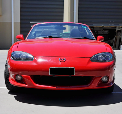 💫ART.6453 FARI OCCHI D'ANGELO CROMATI per MAZDA MX5 2001-2005 💫