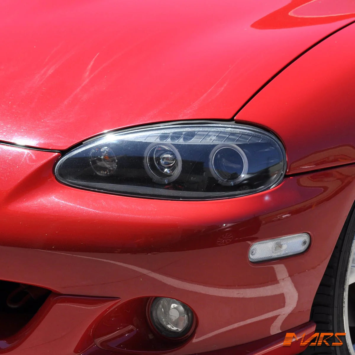 💫ART.6453 FARI OCCHI D'ANGELO CROMATI per MAZDA MX5 2001-2005 💫