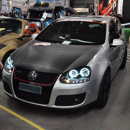 💫ART.6268 FARI OCCHI D'ANGELO NERI per VW GOLF 5 2003-2009💫