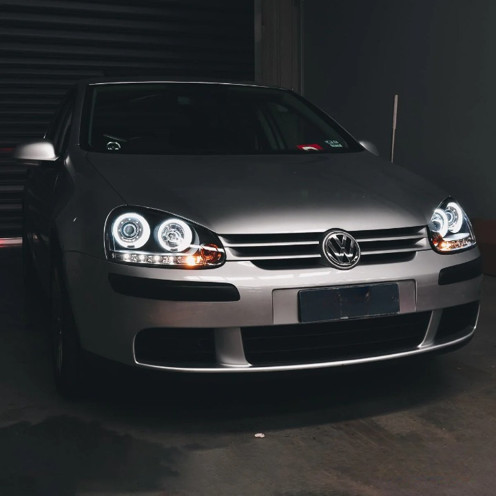 💫ART.6268 FARI OCCHI D'ANGELO NERI per VW GOLF 5 2003-2009💫
