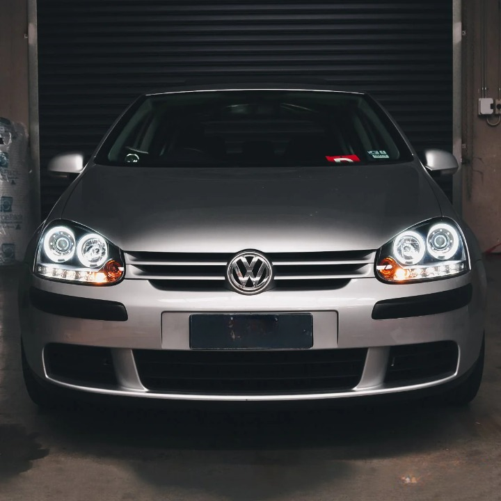 💫ART.6268 FARI OCCHI D'ANGELO NERI per VW GOLF 5 2003-2009💫