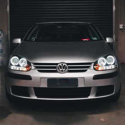 💫ART.6268 FARI OCCHI D'ANGELO NERI per VW GOLF 5 2003-2009💫