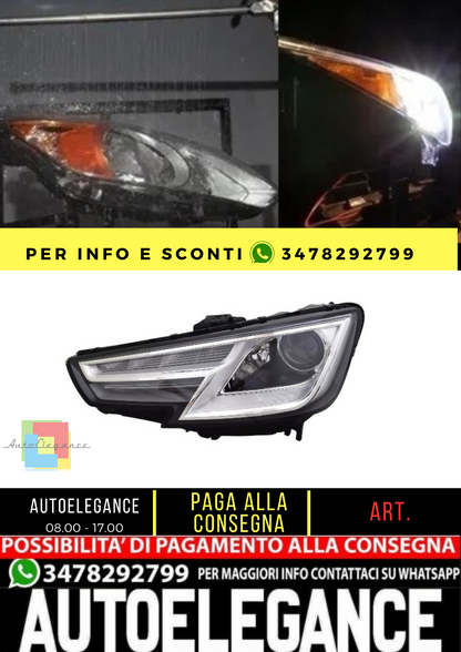 🔥Faro sinistro per Audi A4 8W 2015- Bi-Xenon D5S H8 luce di svolta LED TFL🔥