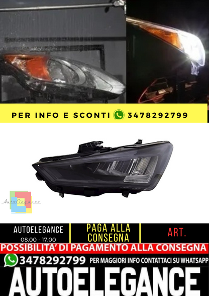 🔥Faro sinistro per luce di marcia diurna con attuatore LWR SeatLeon4K2019LED🔥