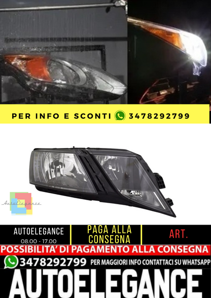 🔥Faro destro per Skoda Octavia 3 5E Facelift del 2017 H7 / H7 con motore🔥