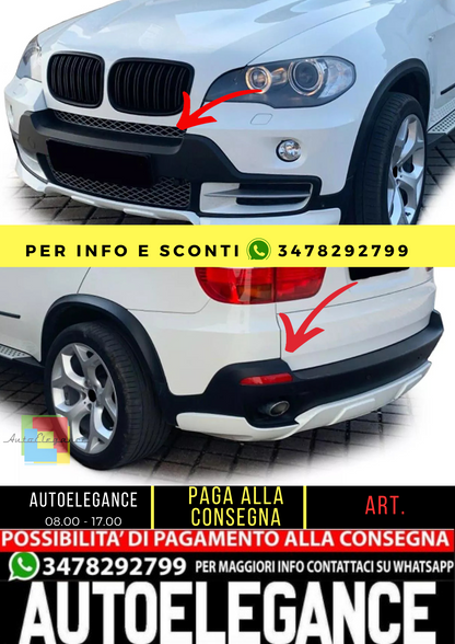 🔥Spoiler paraurti anteriore e posteriore adatto per BMW X5 E70 07-10🔥