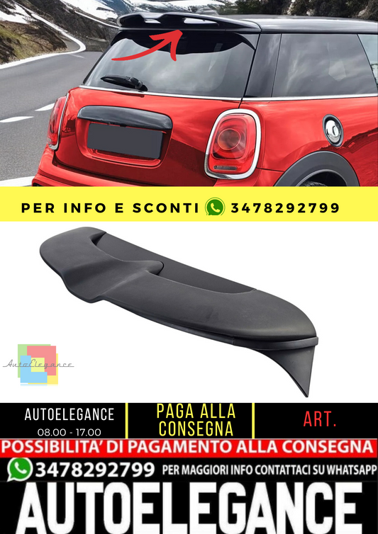 🔥Spoiler posteriore sul tetto Performance completo per Mini OneCooper S F56 14-20🔥