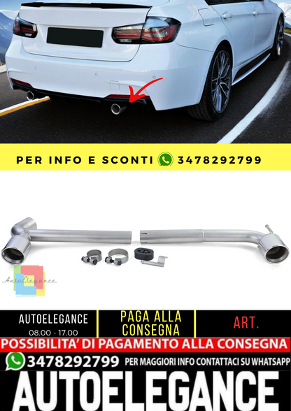🔥Conversione tubo di scarico duplex per BMW F30 F31 F32 F33 F36 418 420🔥