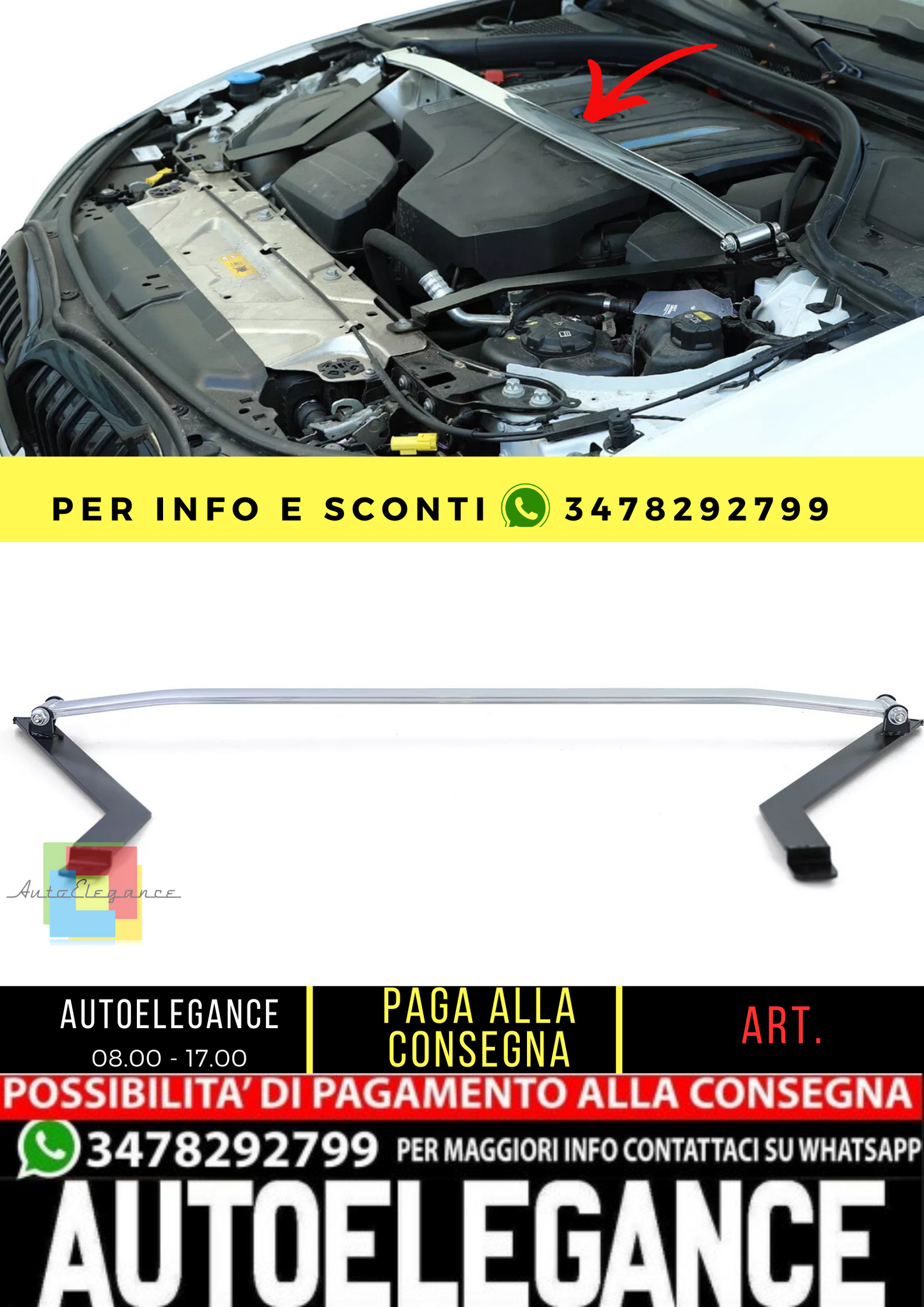 🔥Set montanti Performance 3 pezzi per BMW Serie 3 G20 G21 316 318 320 330 M340🔥
