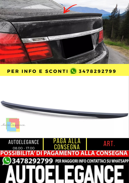 🔥Spoiler posteriore performance nero lucido per BMW Serie 7 F01 08-15🔥