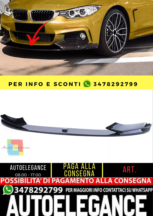 🔥Lucido per labbra spoiler anteriore adatto per BMW serie 4 F32 F33 F36 dal 13🔥