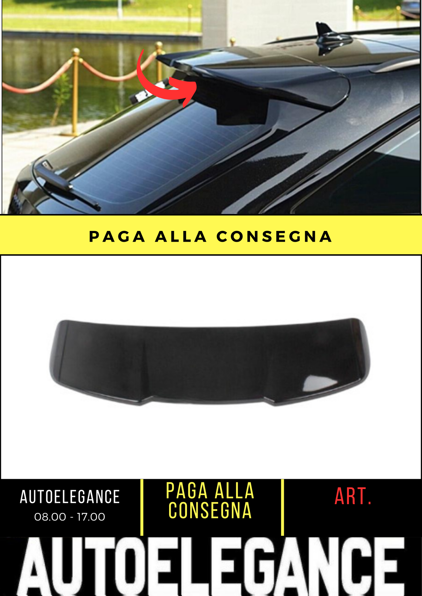 💕 REAR SPOILER SUITABLE FOR AUDI A6 C8 AVANT 💕